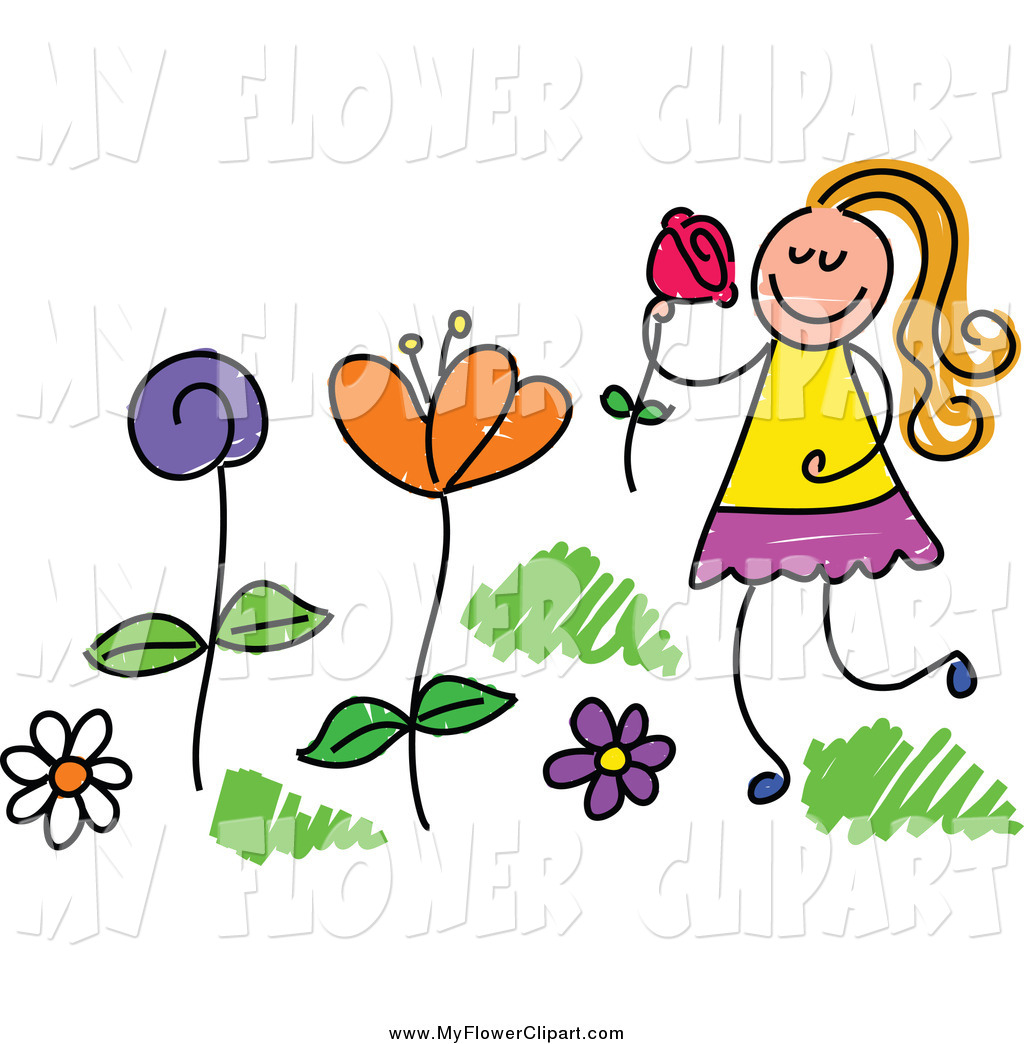 1024x1044 Kids Flower Clipart