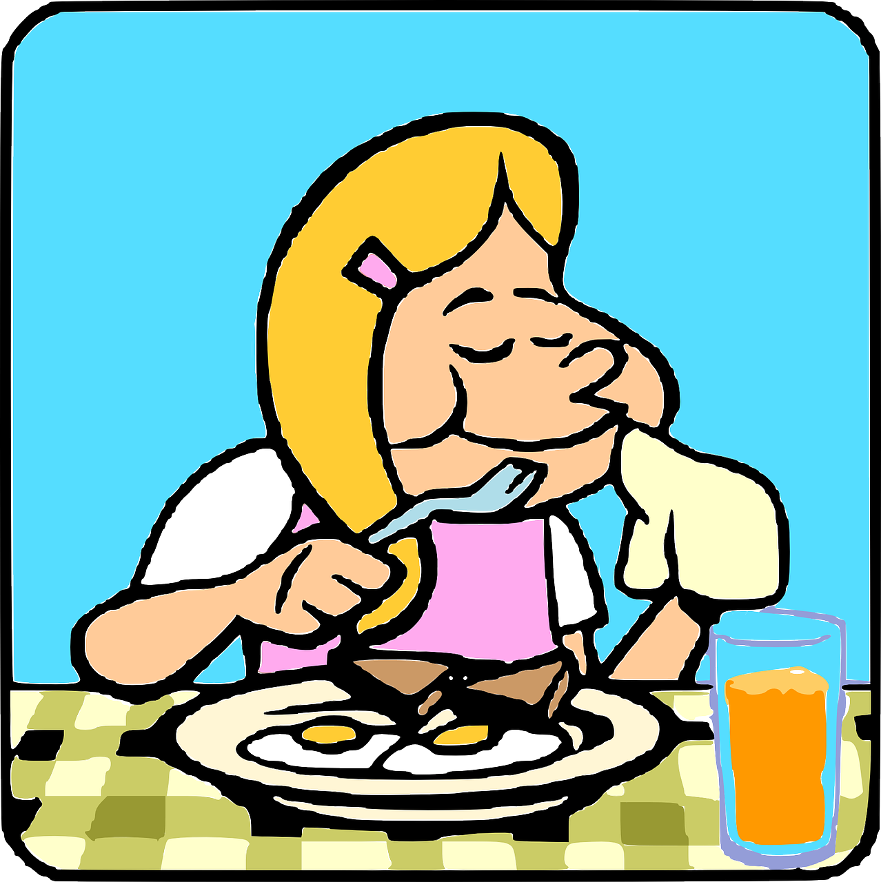 1278x1280 Breakfast Clip Art Cartoon Images