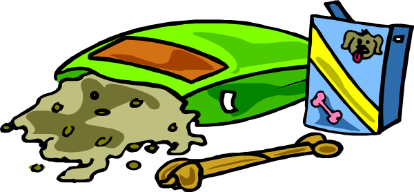 600x278 Dog Food Clip Art Free Vector 4vector