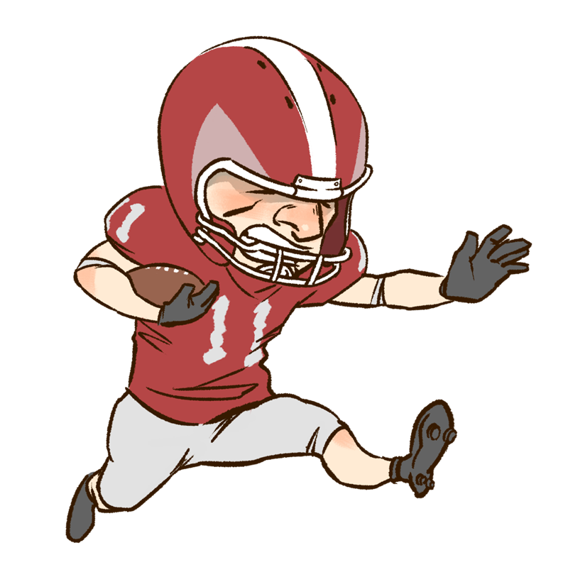800x820 Top 83 Football Player Clip Art