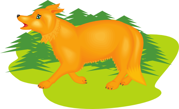 600x367 Fox Clipart Walking