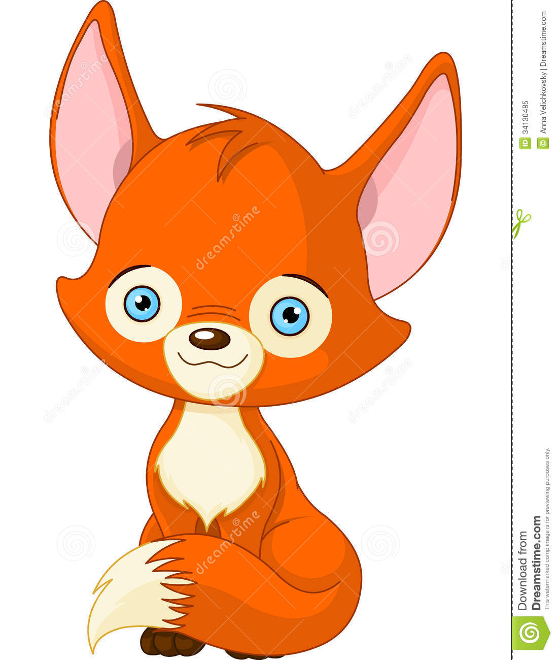 1098x1300 Free Baby Fox Clipart