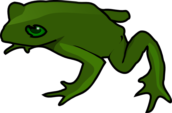 600x394 Frog Clip Art Free Vector 4vector