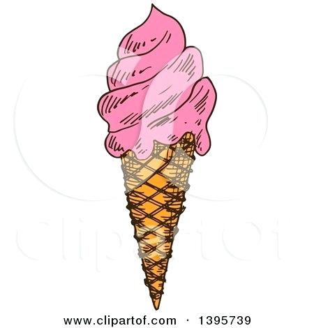 450x470 Free Ice Cream Cone Clip Art Clip Art Graphic Of A Strawberry Ice