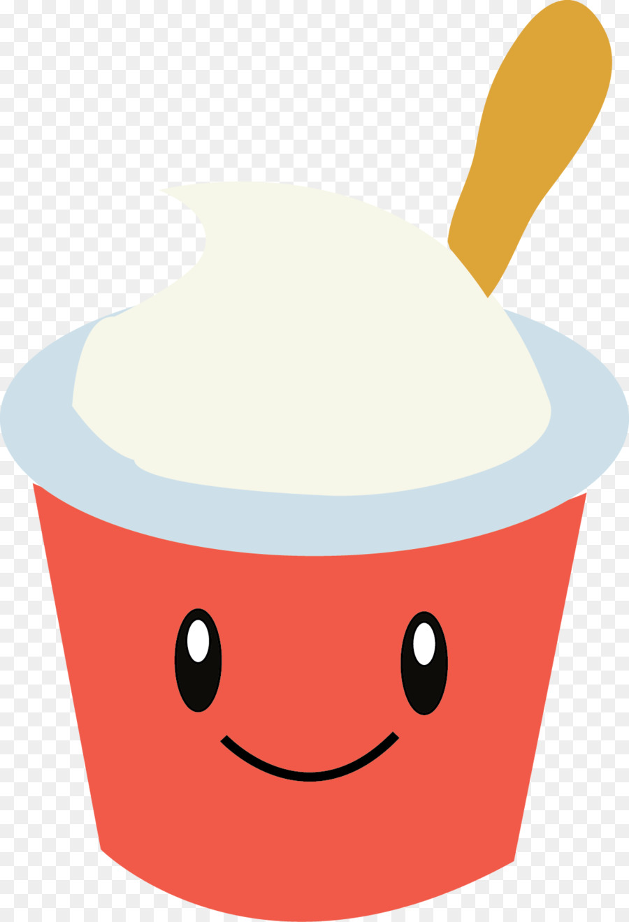 900x1320 Frozen Yogurt Milk Parfait Yoghurt Clip Art