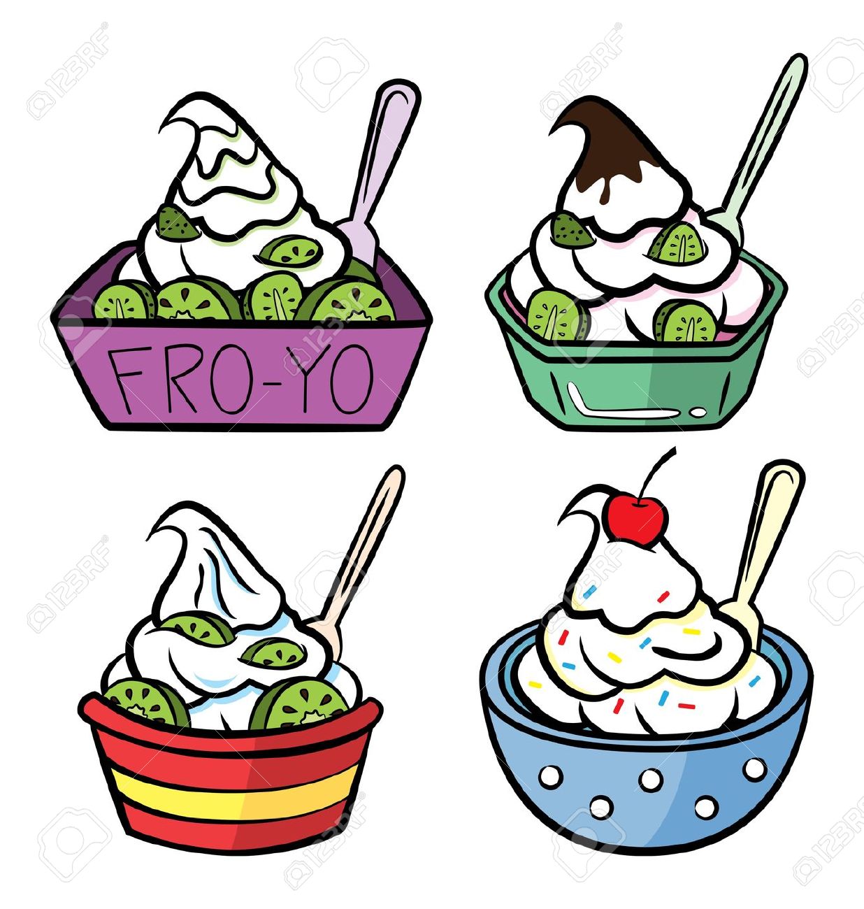 1236x1300 Free Frozen Yogurt Clipart