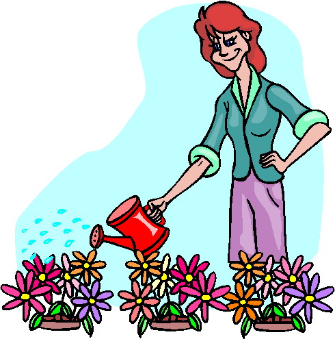 490x495 Gardening Clip Art
