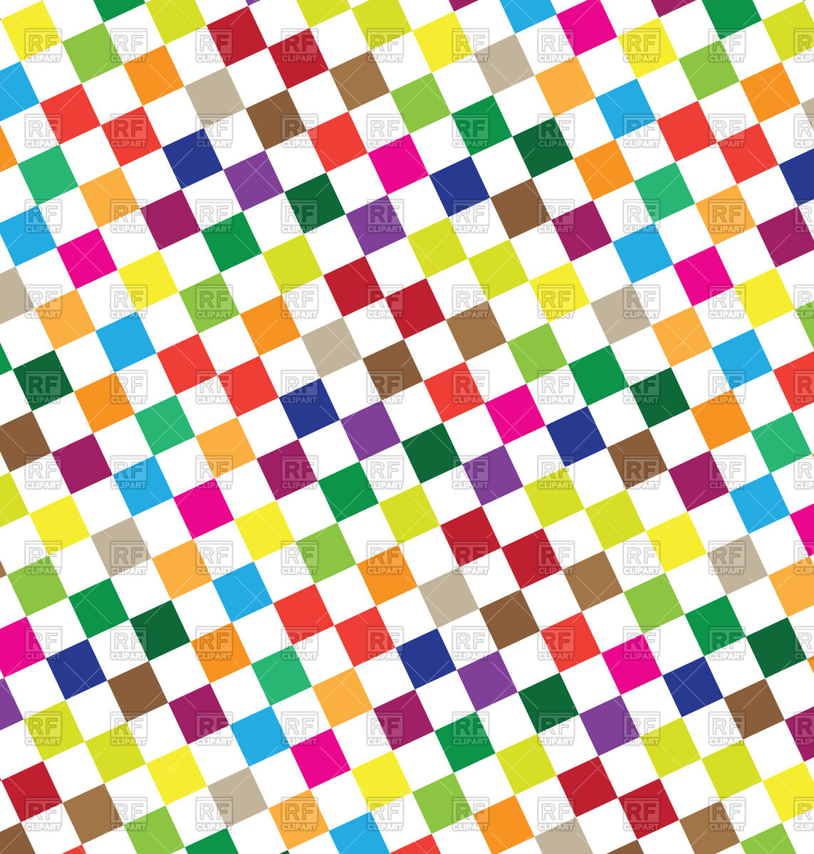 1143x1200 Abstract Geometric Background With Colorful Squares Royalty Free