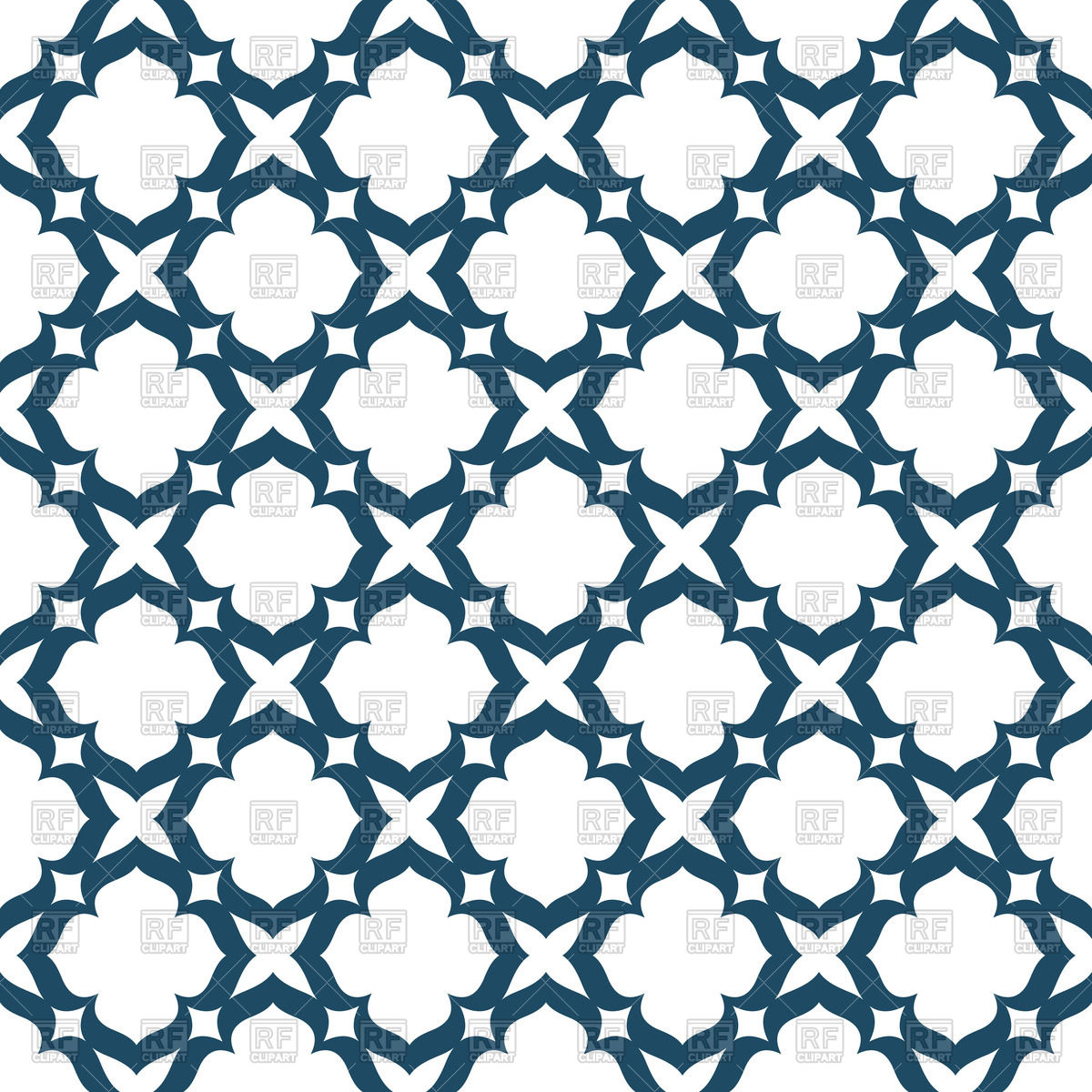 1200x1200 Seamless Grid With Geometric Shapes Royalty Free Vector Clip Art