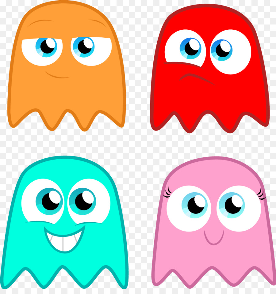 900x960 Pac Man Ghosts Drawing Clip Art