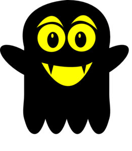 261x299 Black Ghost Clip Art