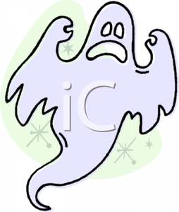 254x300 Cartoon Of A Angry Ghost