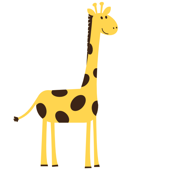 569x569 Giraffe Clip Art Free Giraffe Clipart Black And White Clipart