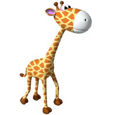 236x236 Cartoon Giraffe