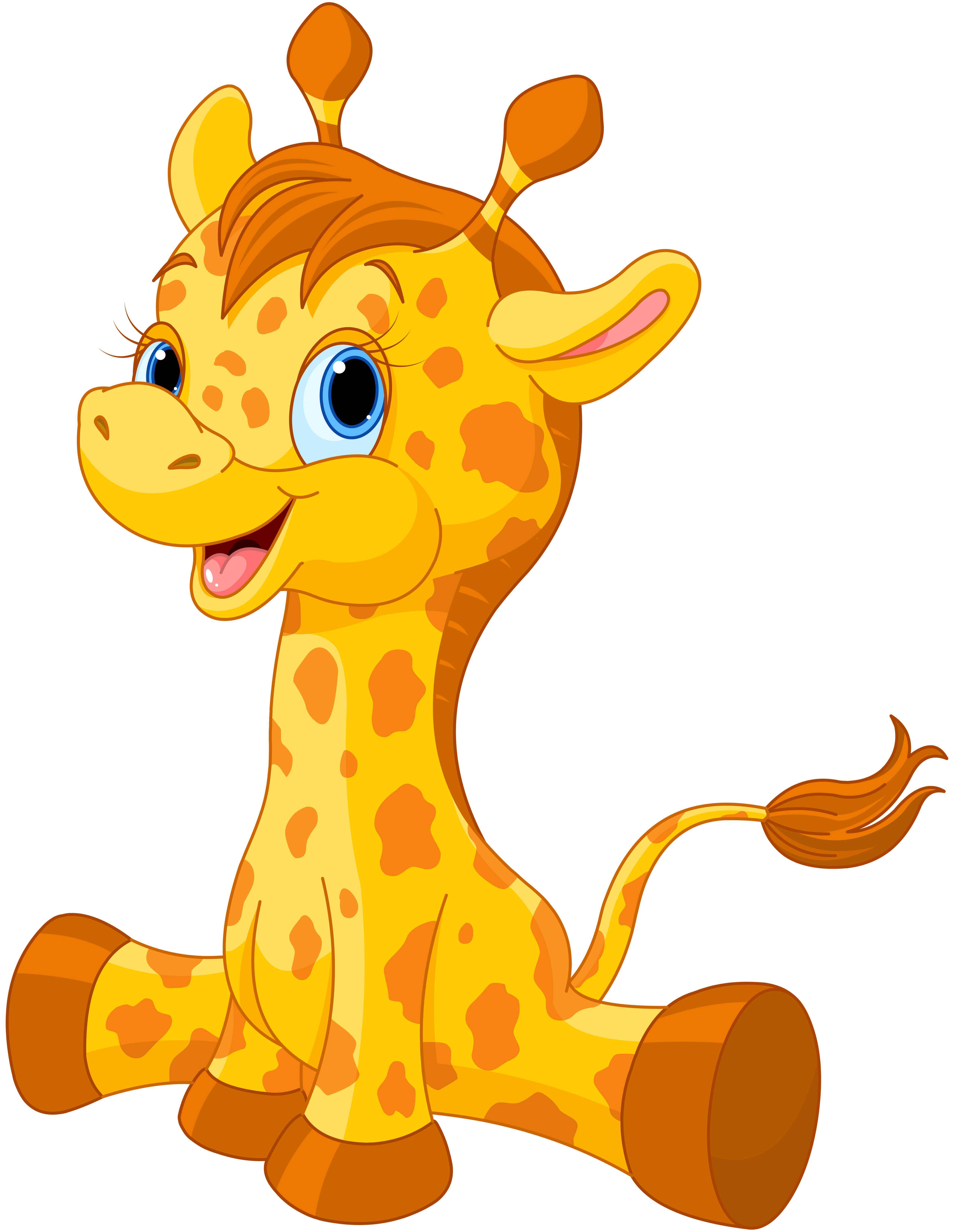 5100x6588 Cute Giraffe Clipart