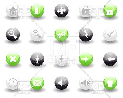 400x320 Collection Of Gothic Icons Royalty Free Vector Clip Art Image