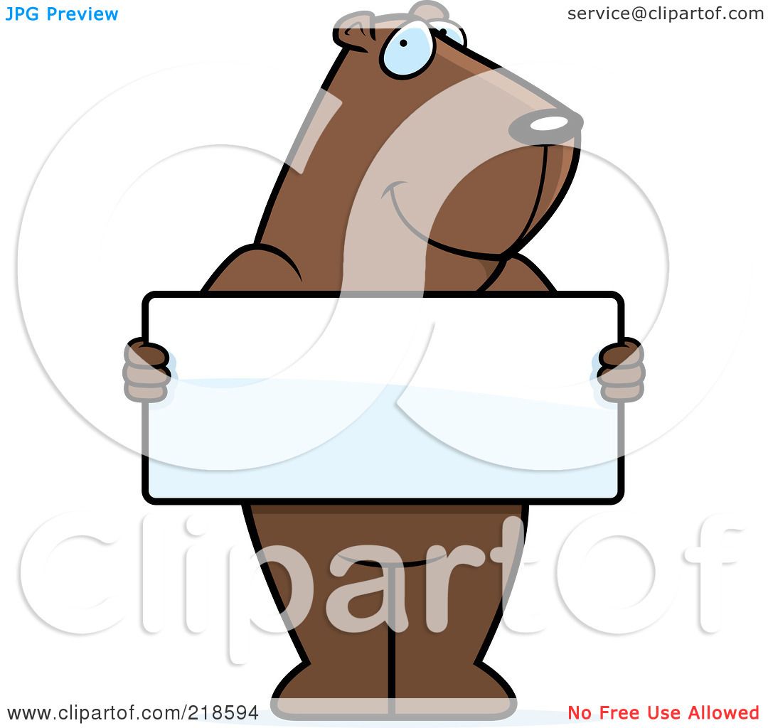 1080x1024 Royalty Free (Rf) Clipart Illustration Of A Groundhog Standing