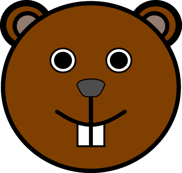 600x572 Groundhog Clipart Face