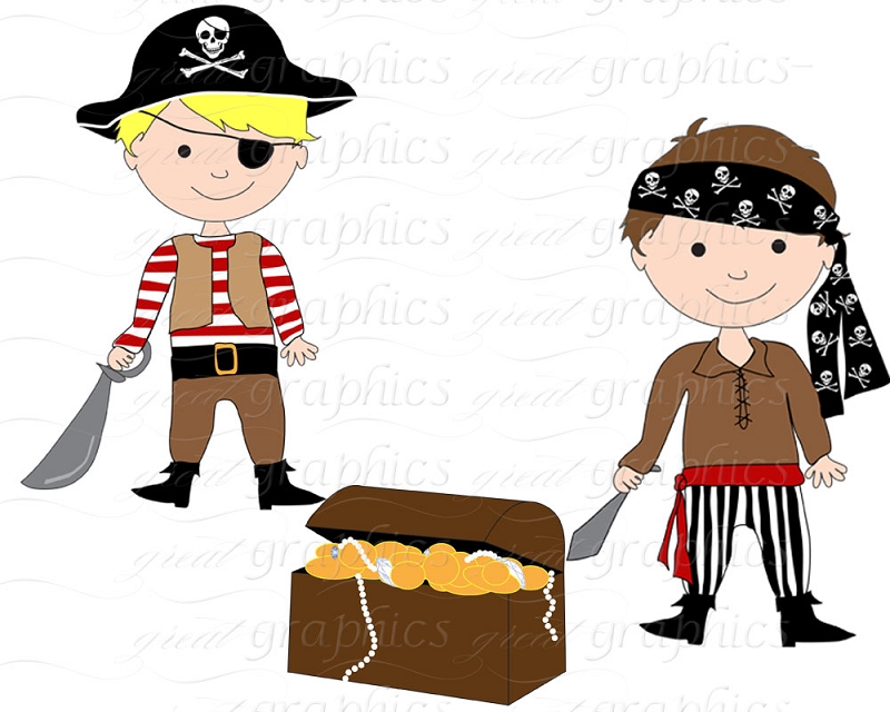800x640 Pirate Gymnastics Clipart