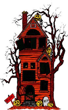 236x379 Collection Of Halloween House Clipart High Quality, Free