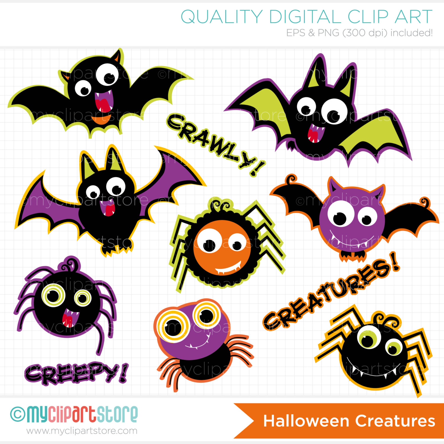 1500x1500 Halloween Hanging Spider Clipart Clipart Panda
