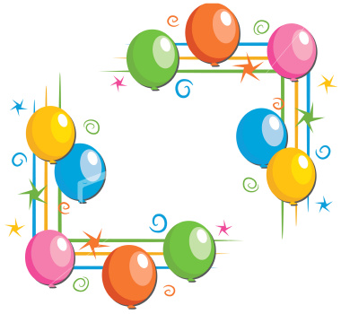 380x350 Free Birthday Border Clip Art
