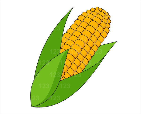 600x486 Corn On The Cob Clip Art Clipartlook
