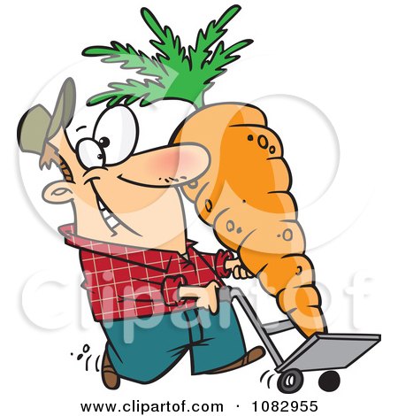 450x470 Royalty Free (Rf) Clipart Illustration Of Woman Carrying