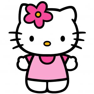 300x300 Valentine Clip Art Black And White Hello Kitty Shopatcloth