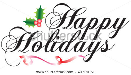 450x258 Free Holiday Clip Art Happy Holidays