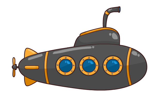 614x392 Cartoon Submarine Clipart Free To Use Public Domain Submarine Clip