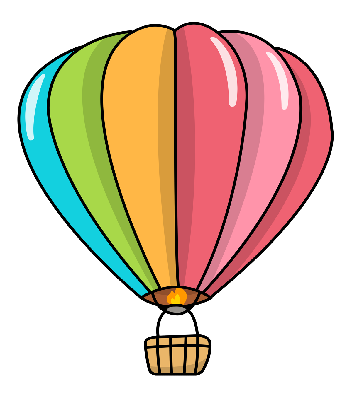 1200x1376 Free To Use Amp Public Domain Hot Air Balloon Clip Art Quotes