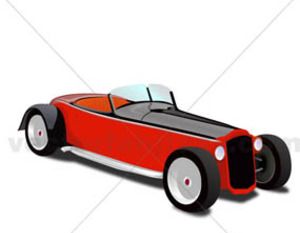 300x233 Free Vector Vintage Car Hot Rod Free Vectors Ui Download