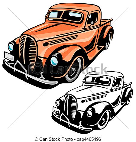 450x470 Hod Rod Clip Art Vector