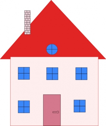 357x425 Free Houses Clipart