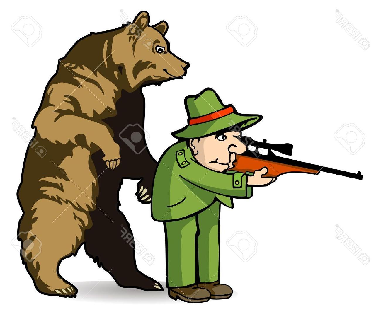 1300x1123 Best Free Bear Hunting Clip Art Library