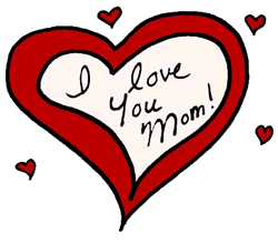 250x220 I Love You Mom Clipart Clipart Panda
