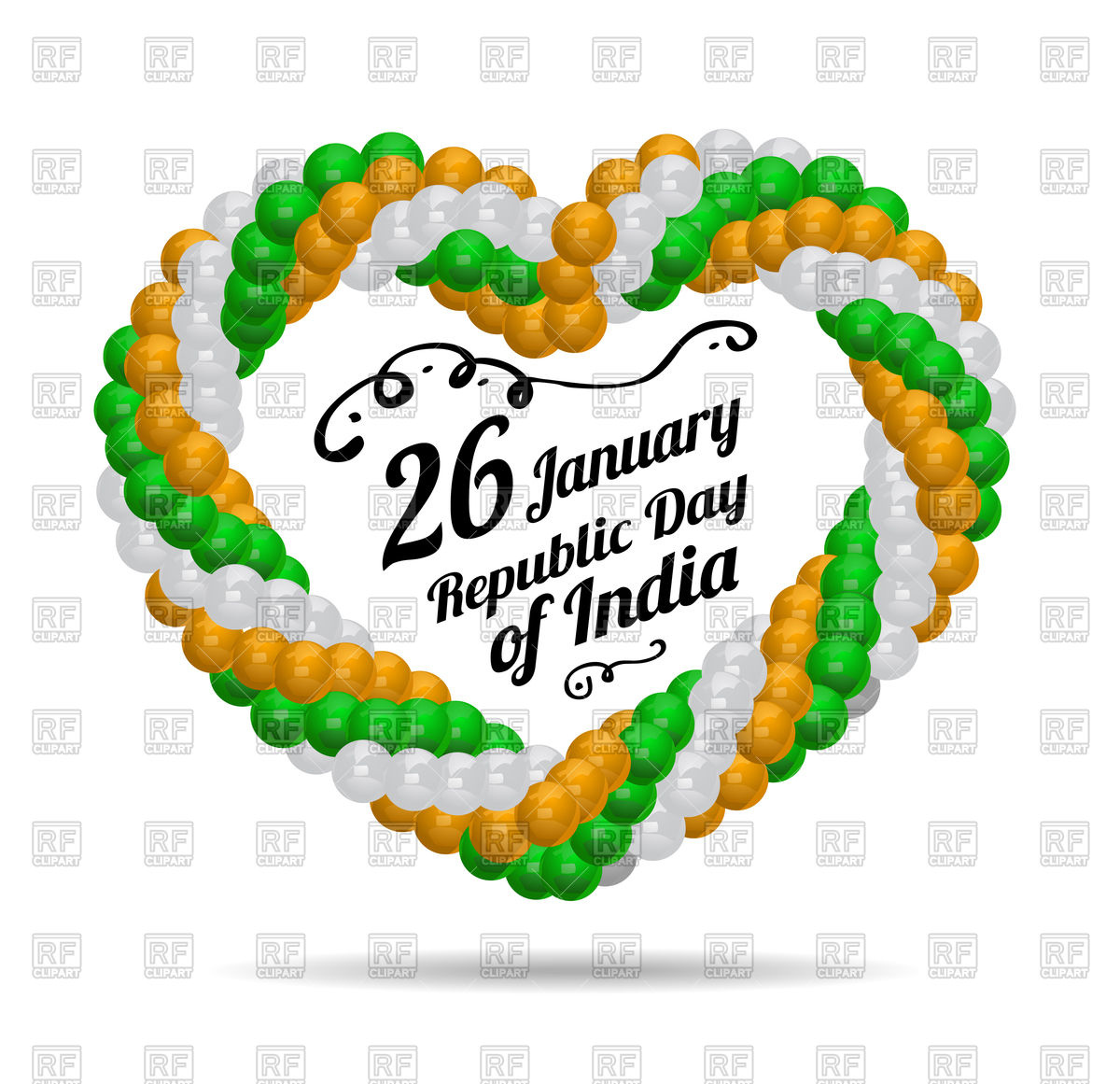 1200x1161 Indian Republic Day Design Royalty Free Vector Clip Art Image