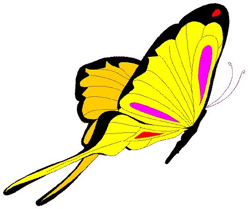 500x423 Moving Clipart Butterfly Pencil And In Color Clip Art