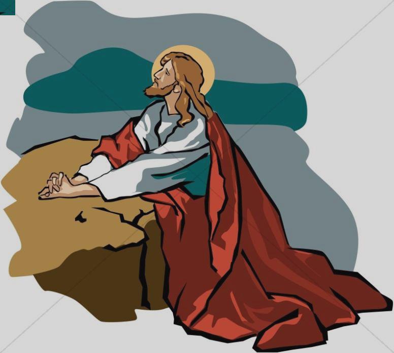 776x694 Jesus Walking In The Garden Free Clipart