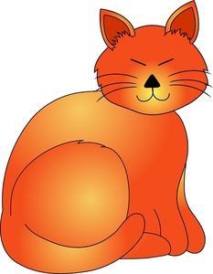 233x300 Ginger Cat Clipart Tabby Free Kitten Pencil And In Color