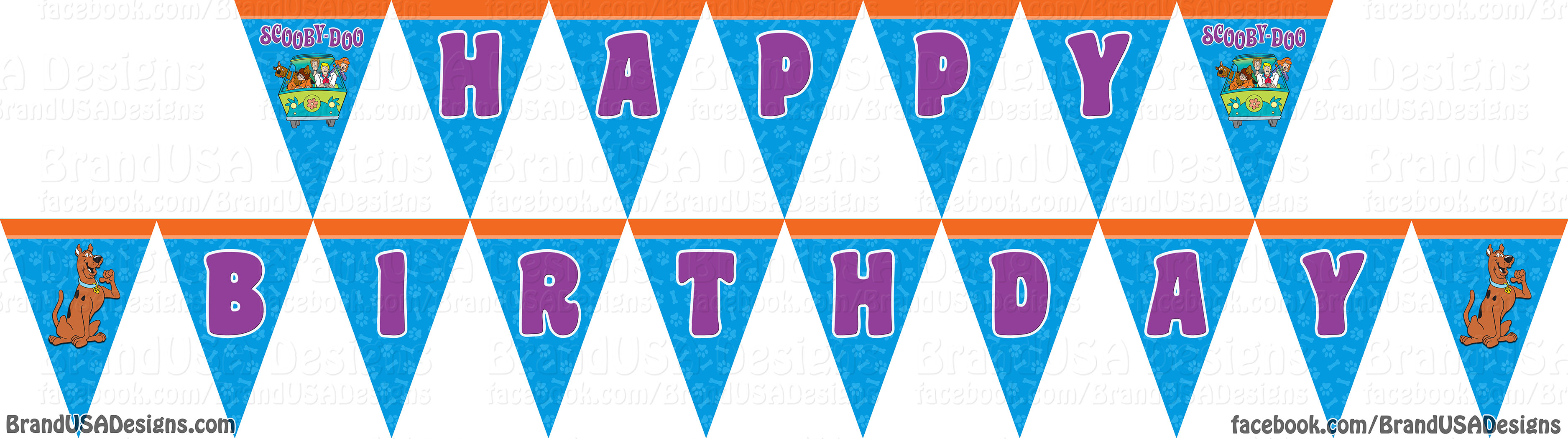 3750x1050 Flag Clipart Happy Birthday
