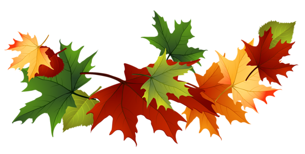 600x304 Free Fall Leaf Clip Art Fall Transparent Leaves Music Clipart