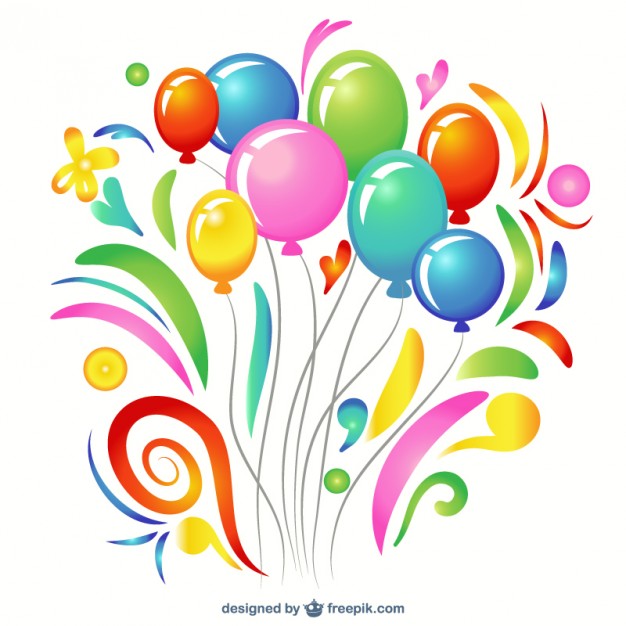 626x626 Balloons Learning Colors Clipart