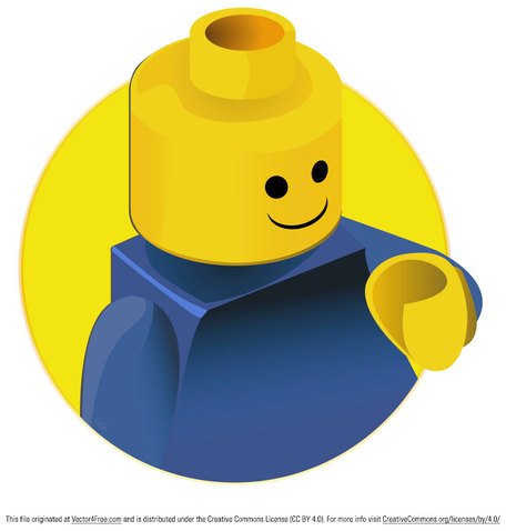 456x478 Free Lego Clipart And Vector Graphics