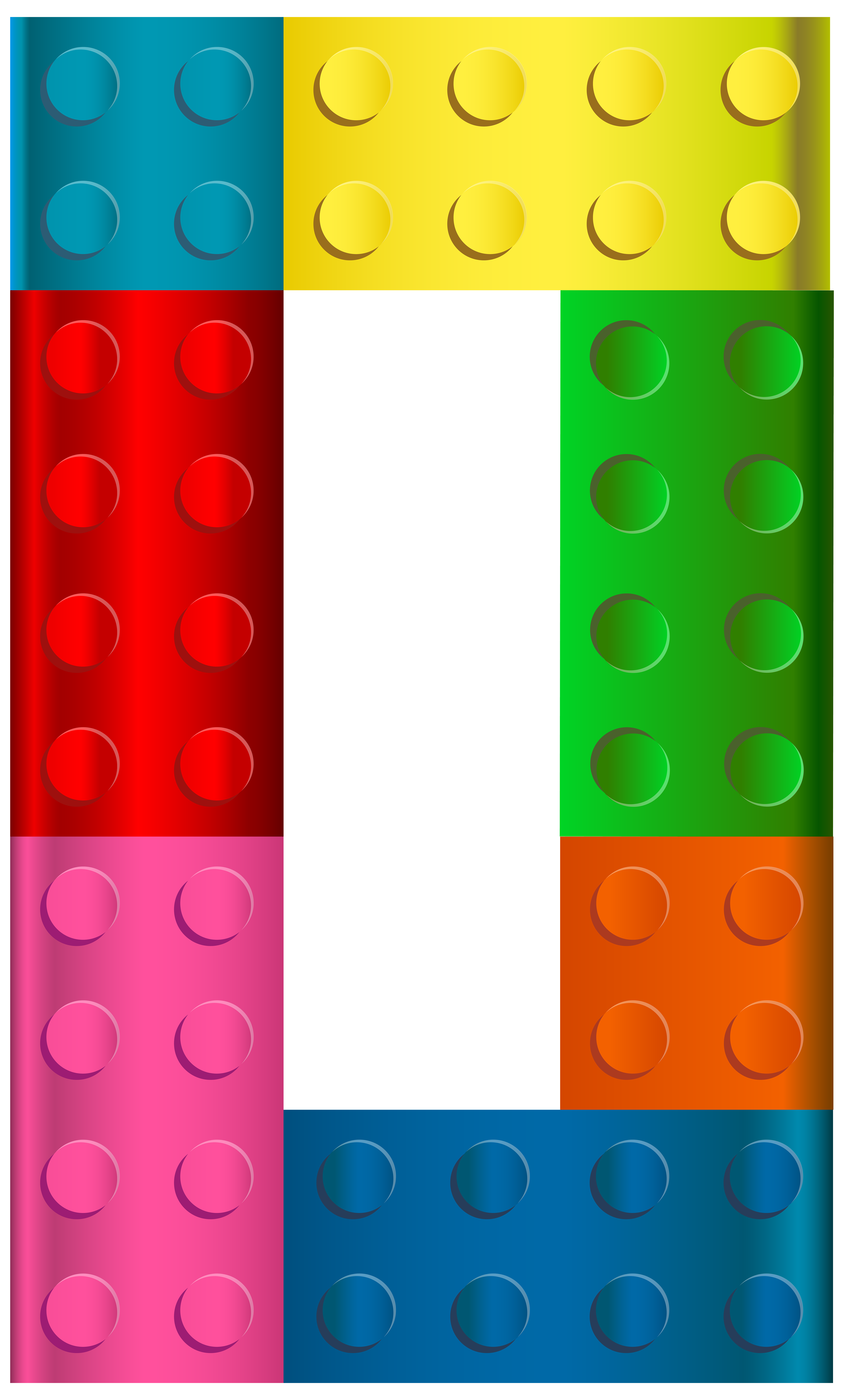 4822x8000 Lego Number Zero Png Transparent Clip Art Imageu200b Gallery