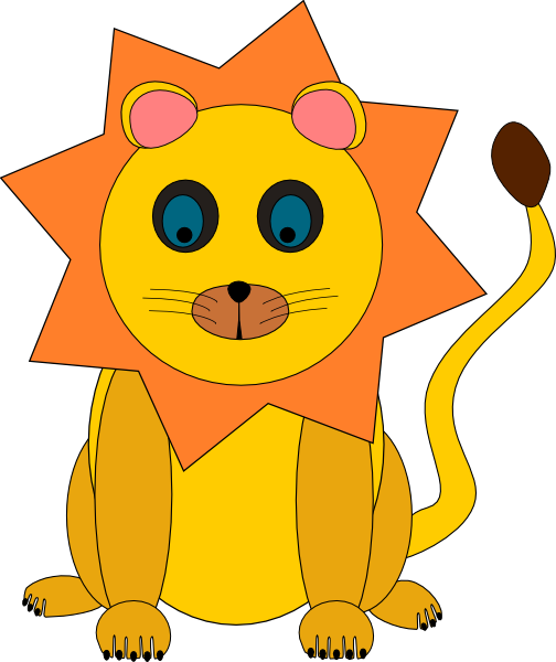 504x600 Toy Lion Clip Art Free Vector 4vector