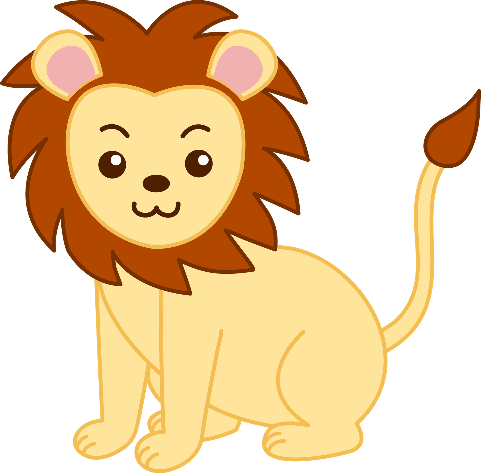 1600x1574 Clip Art Baby Lion Clip Art