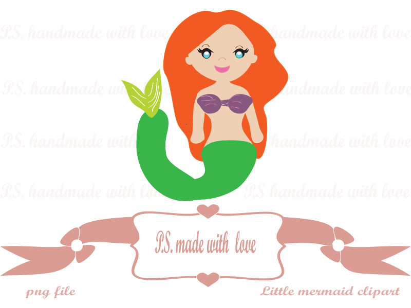 800x600 Free Little Mermaid Clipart
