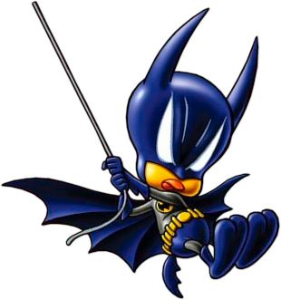 310x331 Cute Tweety Bird Batman Swinging On Bat Cable. Bat Out Of Hell